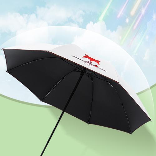 Black Polyester & Pongee Foldable Umbrella Iron & Plastic PC