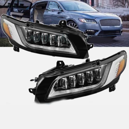 Full LED Headlight For 2017-2020 Lincoln Continental Left / Right / Pair W/O AFS