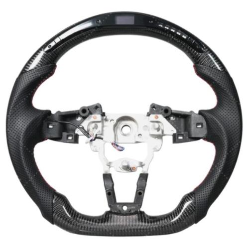 Real Carbon Fiber Sport LED Steering Wheel Fits For Mazda MX-5 Miata 2016-2025