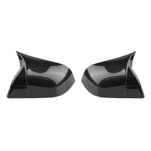 FOR 2020-2024 TESLA MODEL Y M STYLE REAL CARBON FIBER SIDE MIRROR COVERS CAPS