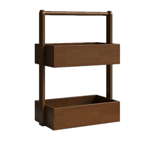 Wood Storage Rack durable & double layer PC