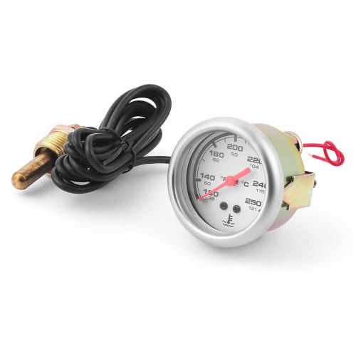2inch 52mm Pointer Mechanical Water Temp Gauge Meter Sensor 1/2npt