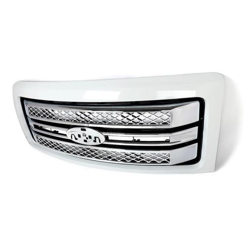 For Ford F-150 F150 Platinum 2009-2013 2014 Oxford White Front Bumper Grille New