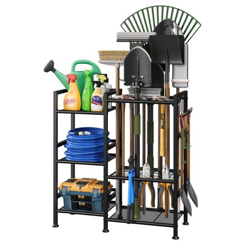 Carbon Steel Multilayer & Multifunction Storage Rack black PC