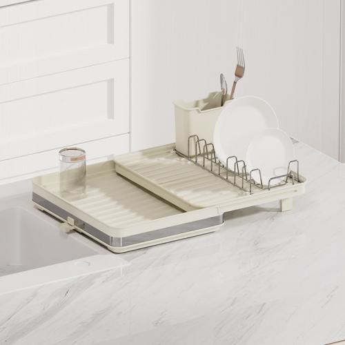 Polypropylene-PP & Iron Multifunction Kitchen Drain Rack PC