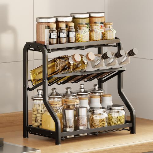 Kitchen Seasoning Rack Storage Rack Table Top Small Seasoning Storage Rack
