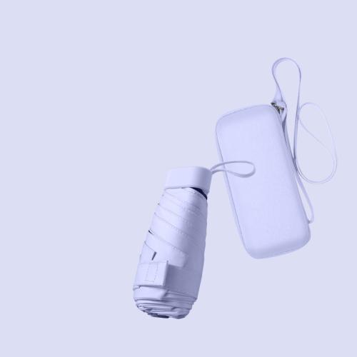 Iron & Black Polyester & Pongee Foldable Umbrella PC