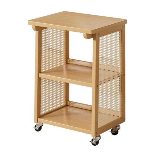 Moso Bamboo & Rattan Multifunction Tea Table for storage & durable PC