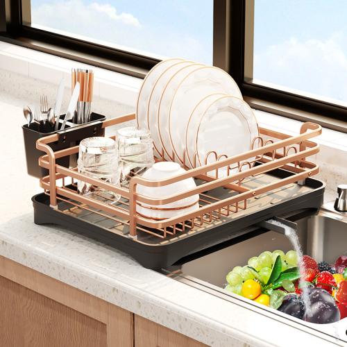 Aluminum Multifunction Kitchen Drain Rack PC