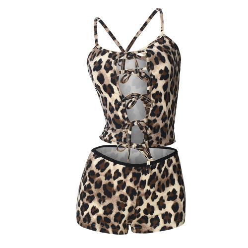 Polyester Slim Nightclub Set slimming & two piece Polyester short pants mixed colors Set