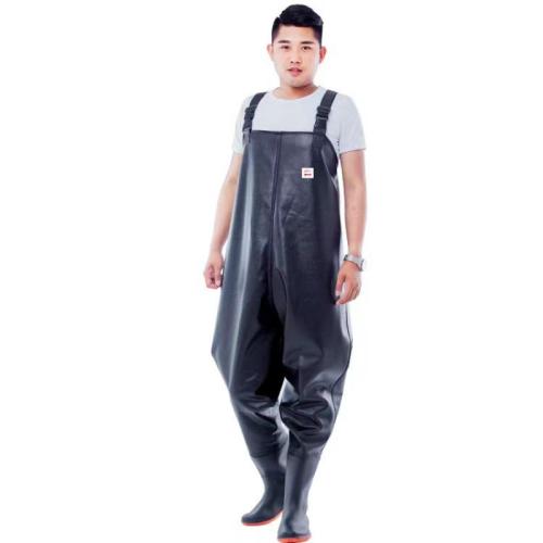 PVC Wader Pants black PC