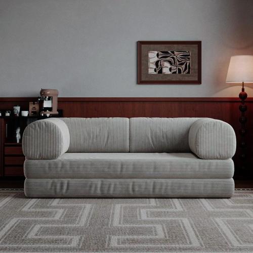 Sponge & Corduroy Compression Sofa gray PC