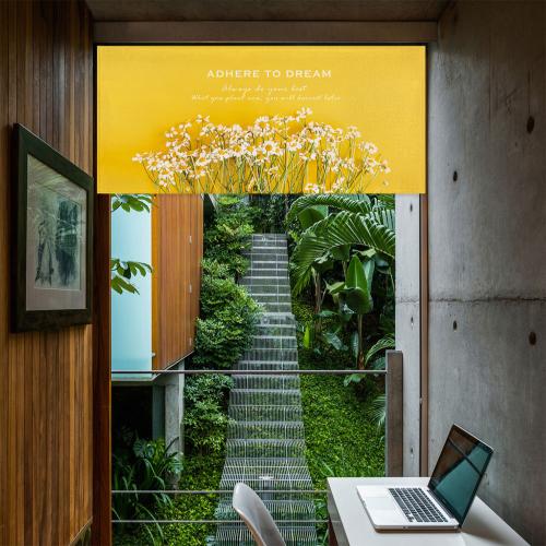 Cloth shading Curtain printed PC