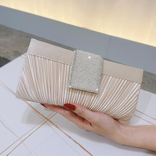 PU Cuir Sac d’embrayage Beige pièce