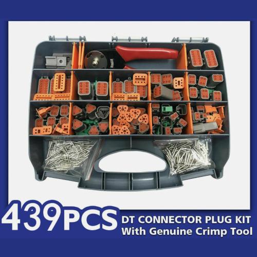 Deutsch DT Connector Plug Kit 438pcs With Crimp Tool Automotive