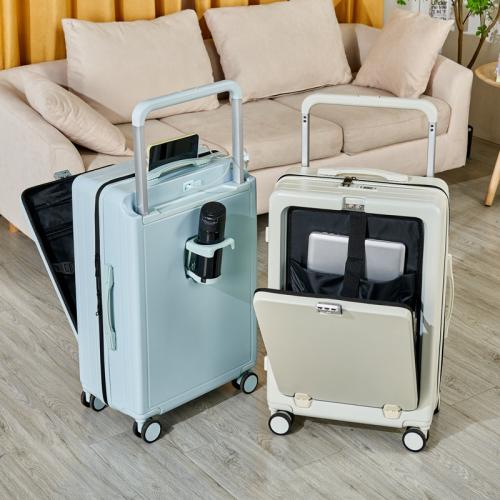 ABS & PC-Polycarbonate Suitcase Aluminium & Polyester PC