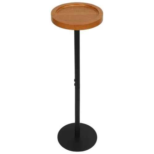 Medium Density Fiberboard & Steel Tube adjustable Side Table durable khaki PC