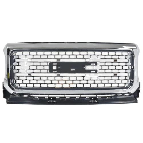 For 2015-2020 GMC Canyon Chrome Front Bumper Upper Grille Assembly 84733967