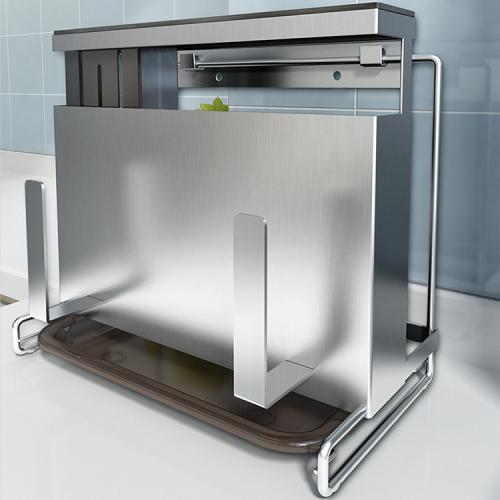 Stainless Steel Kitchen Knives Storage Rack Solid PC