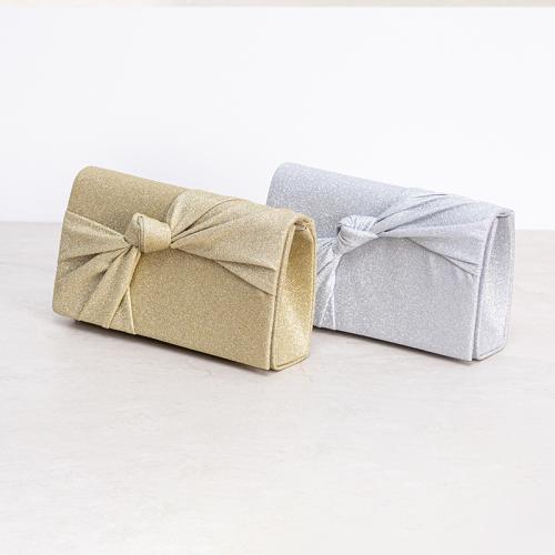 Polyester Clutch Bag with chain & durable Solid PC