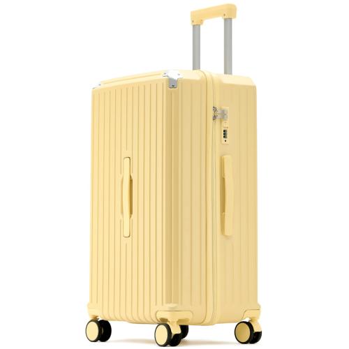 ABS & PC-Polycarbonate separating dry and moist Suitcase with password lock & hardwearing & with USB interface & waterproof Polyester PC