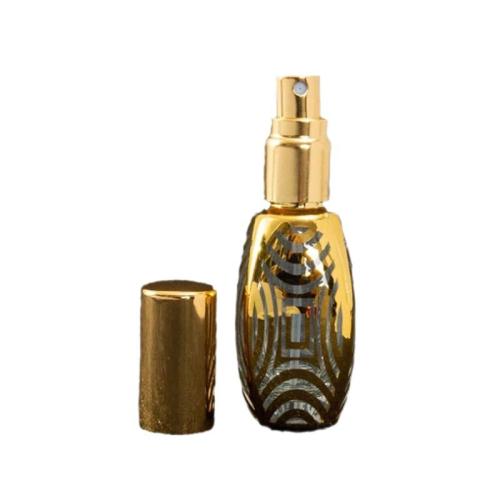 Glass & Zinc Alloy Perfume Bottle, for storage & portable, enamel, more colors for choice,  PC