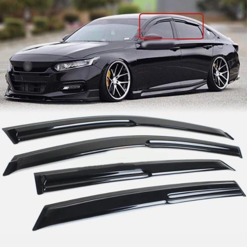 For 2018-2022 Honda Accord Tape-on Window Visor Vent Rain Guards