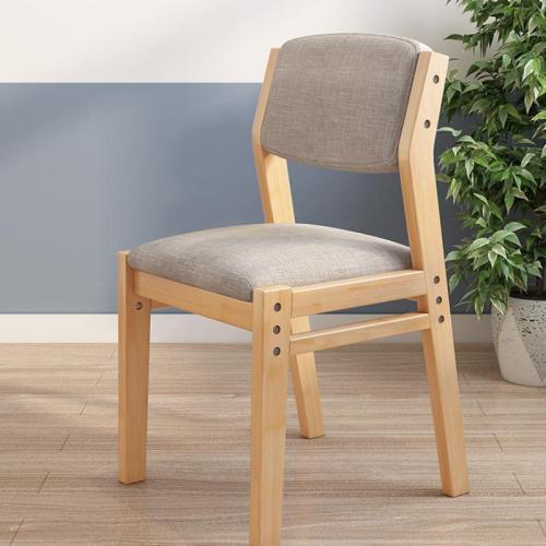 Sponge & Wood & Cotton Linen Casual House Chair PC