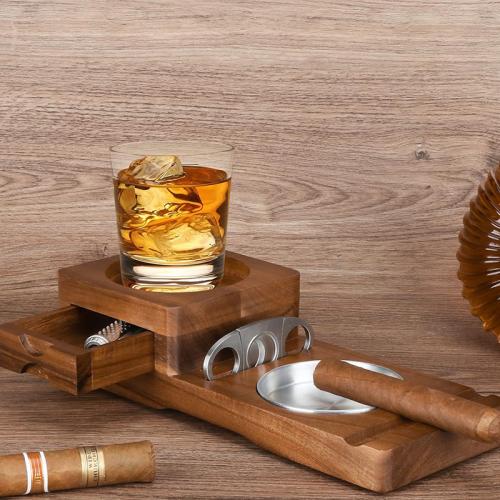 Dřeva Popelník Nerezová ocel kus