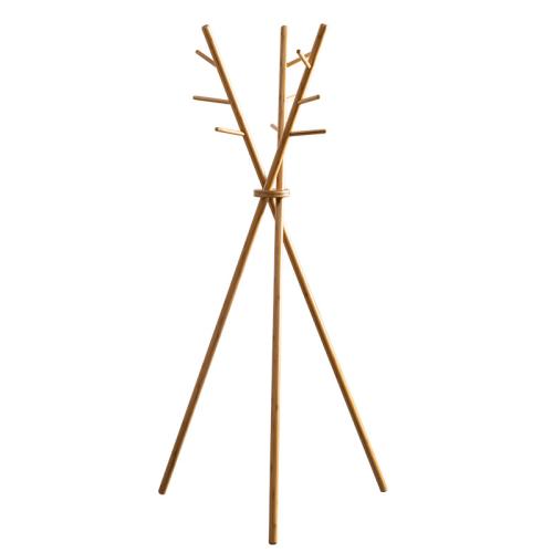 Moso Bamboo foldable Clothes Hanging Rack durable PC