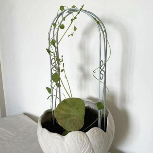 Iron Outdoor Flower Rack for home decoration & for Garden white PC