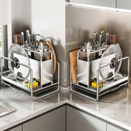 Carbon Steel Multifunction Knife Holder PC