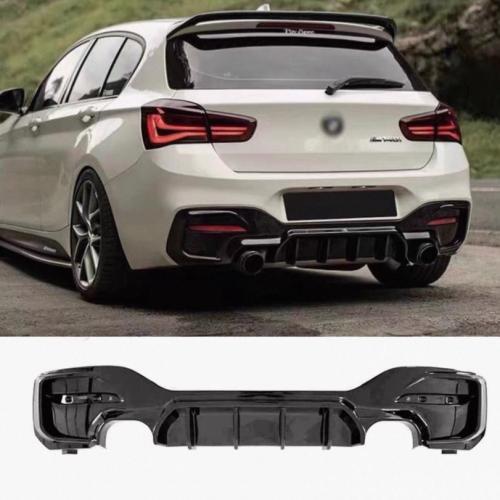 Car Rear Bumper Spoiler for BMW 1 Series F20 2015-2020 Diffuser Bumper Rear Rear Bumper