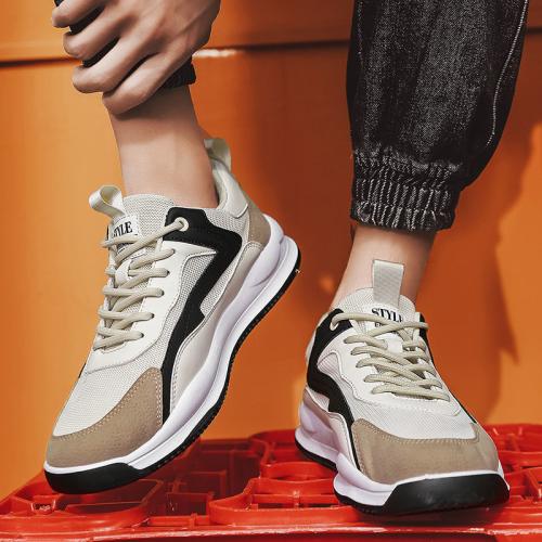 Flying Woven Men Sport Shoes sewing thread & breathable Plastic Injection Pair