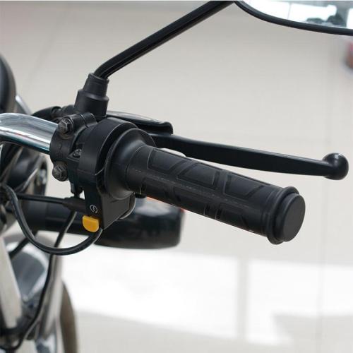 Abs Guidon de moto Solide Noir pièce