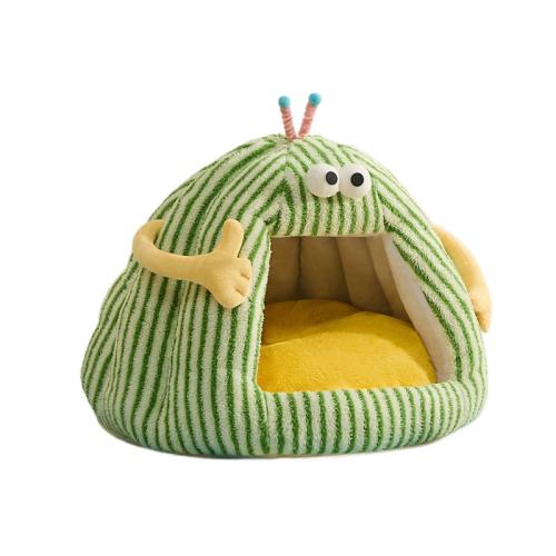 Crystal Velvet & Milk Fiber Pet Bed & detachable & thick fleece & thermal PC