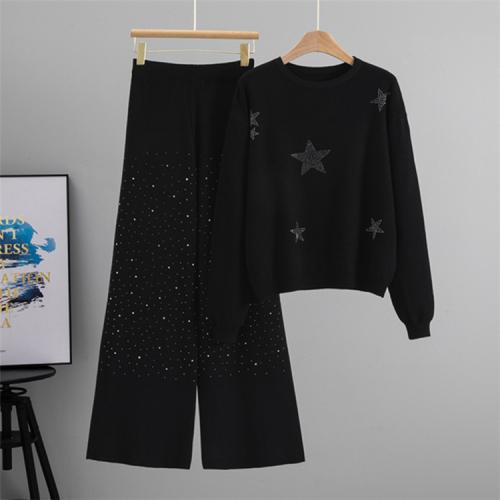 Viscose Fiber Women Casual Set & two piece & loose Set