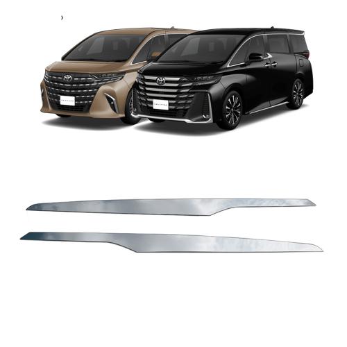 For Toyota 23 Alphard/Vellfire 40 series Side Window Visor two piece  silver Sold By Set