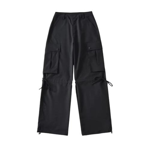 Cotton Women Long Trousers slimming & loose patchwork Solid PC