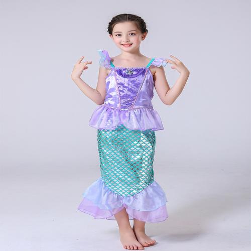 Spandex Robe d’une seule pièce de fille Patchwork pièce