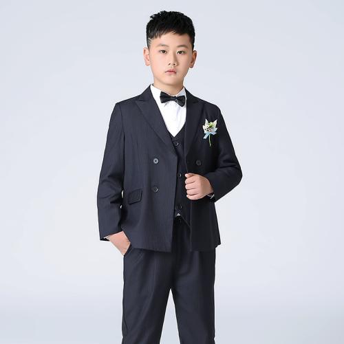 Viscose & Polyester Slim Boy Leisure Suit Set