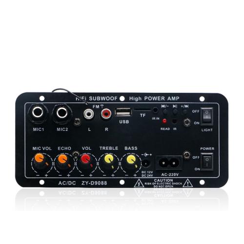 Aluminiumlegering Auto Audio Power Amp Zwarte stuk