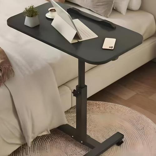 Wooden & Carbon Steel PC Desk with caster & adjustable Solid PC