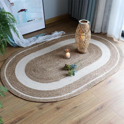 Rattan Floor Mat for home decoration & durable weave Solid PC