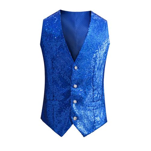 Polyester Slim Suit Vest PC