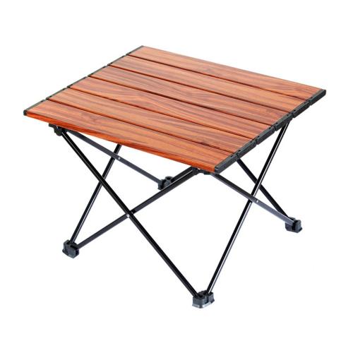 Wooden & Aluminium Alloy Outdoor Foldable Table portable PC