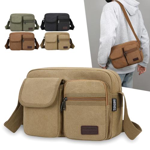 Canvas Multifunction Crossbody Bag portable & hardwearing PC