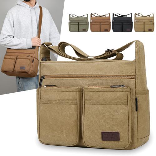 Canvas Multifunction Crossbody Bag large capacity & hardwearing PC