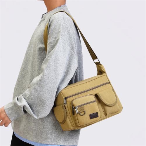 Canvas Multifunction Crossbody Bag hardwearing PC