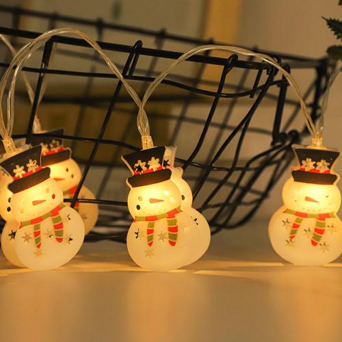 Plastique Lumière de Noël Snowman pièce